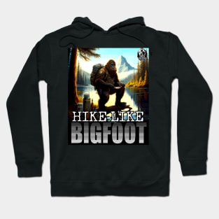 Hike Like Bigfoot Trail Hiking Sasquatch Outdoor Enthusiast 3 Hoodie